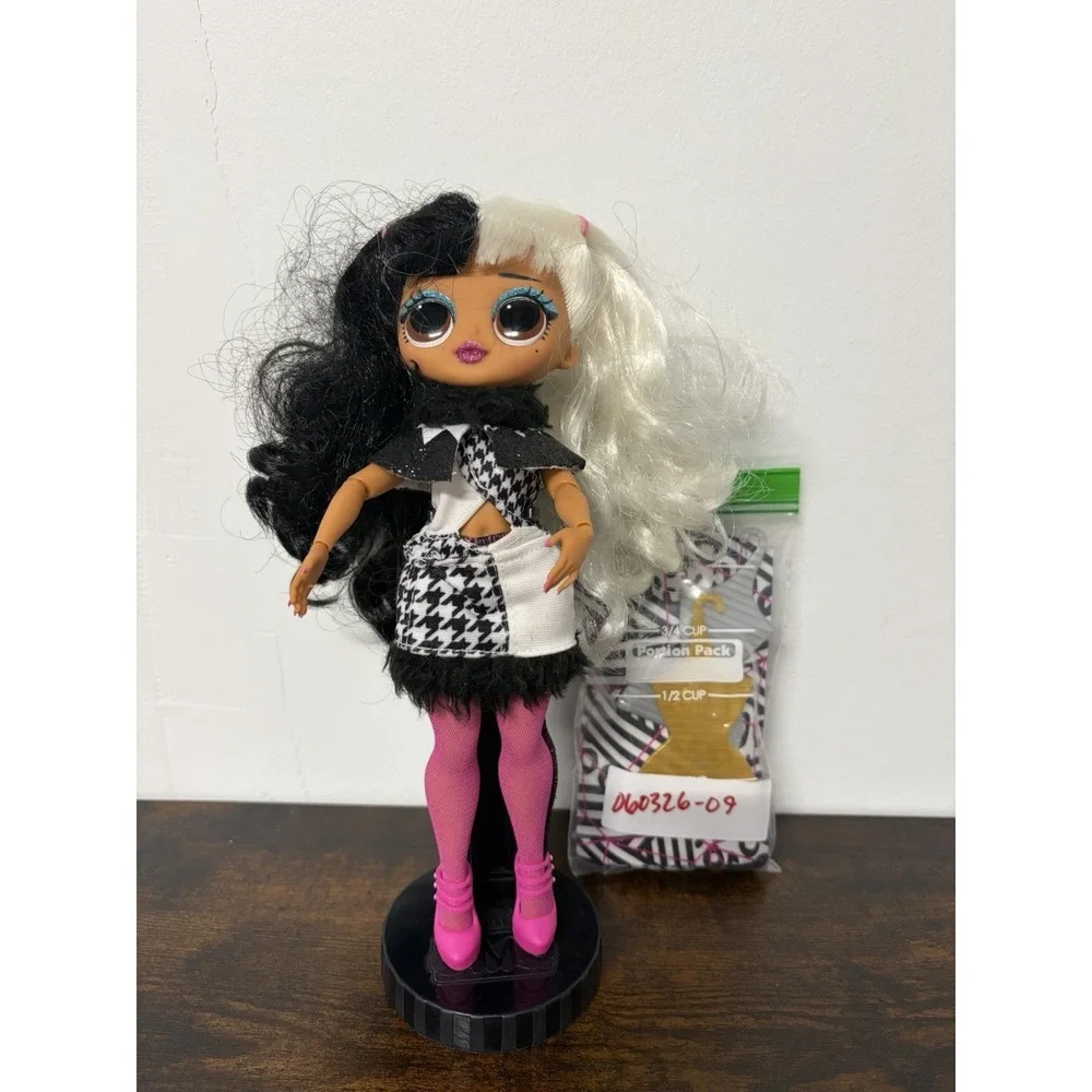 Lol Surprise OMG! Winter Disco Dollie Fashion Doll with Stand Accessories MGA